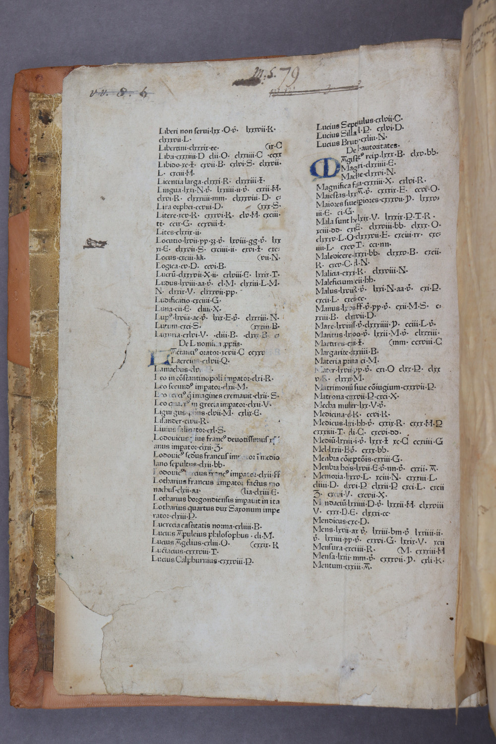 Folio i verso